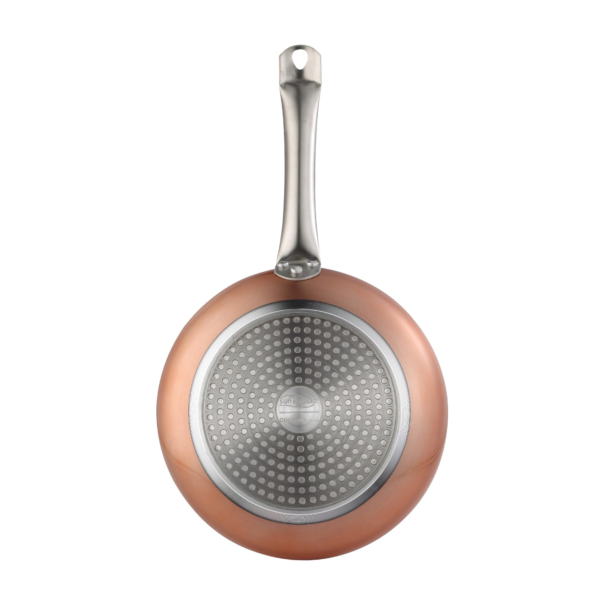 San Ignacio Set de 5 poêles 20,24,28 cm (avec couvercle) aluminium pressé induction avec Set 3 ustensiles de cuisine silicone bois