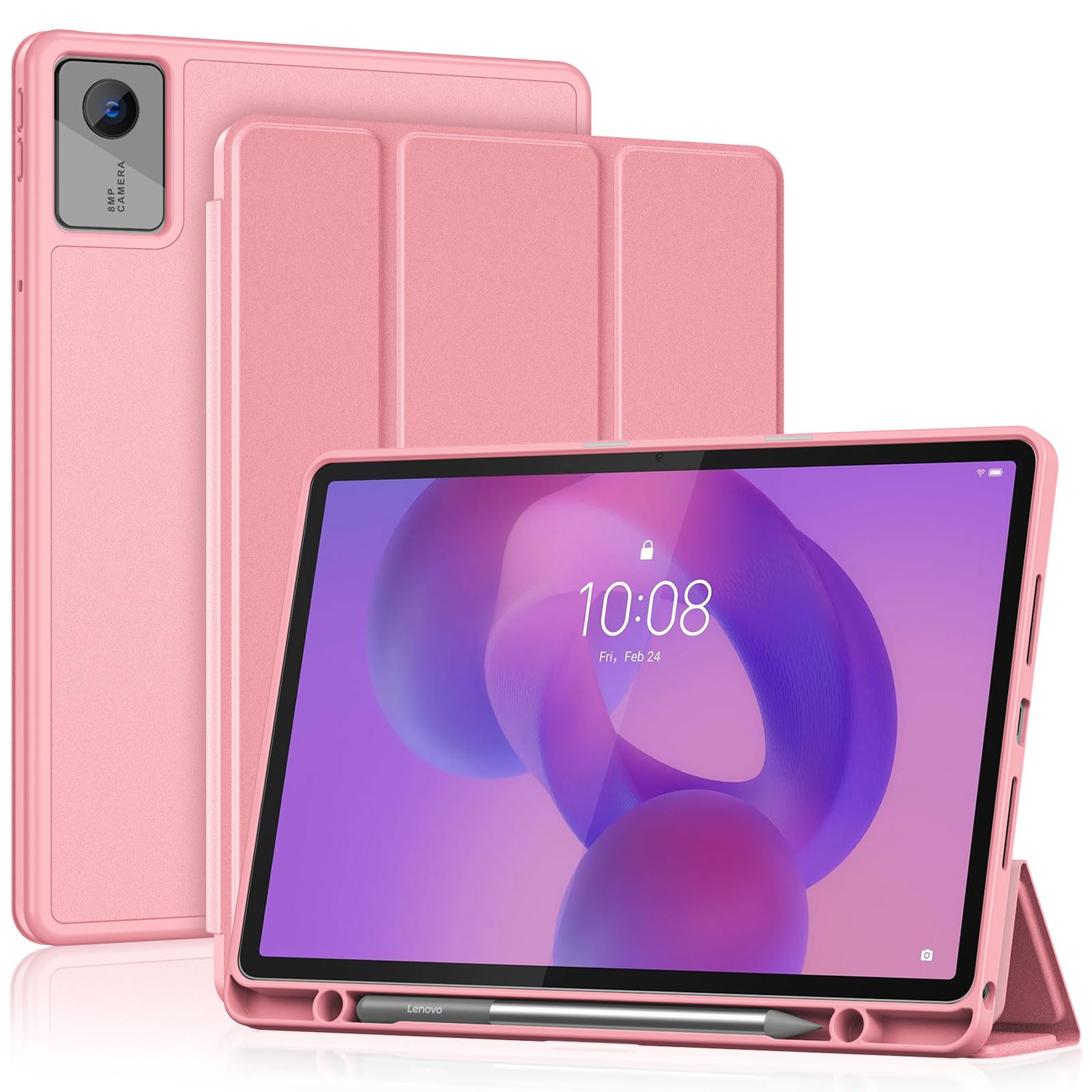 ProCase Funda para Lenovo Idea Tab 11" 2025 TB-336ZU/TB-336FU, Funda Folio con Soporte para Lápiz, Funda Protectora de TPU Suave -Azul Oscuro — view 11