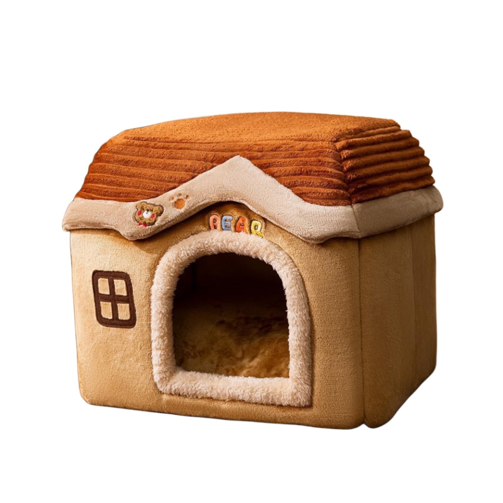 Maison pour chat intérieur nid douillet avec toit pour salon moderne