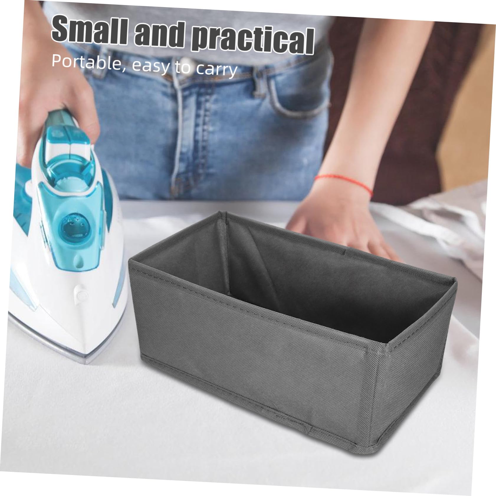 Organizador de Calcetines 6 Piezas para Ropa Interior y Cajones, Compartimentos Separados y Diseño sin Tapa para Armarios y Cómodas