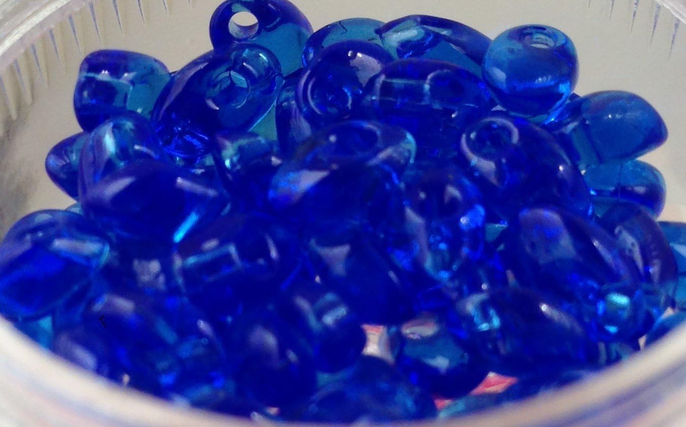 90g Grams Long Magatama Bead Mix Miyuki. Sapphire, Silver, Midnight, Cobalt. 9 Colors, 10g Each Plus 2 spools Cord. Kumihimo, Braiding, Macrame. - Image 8