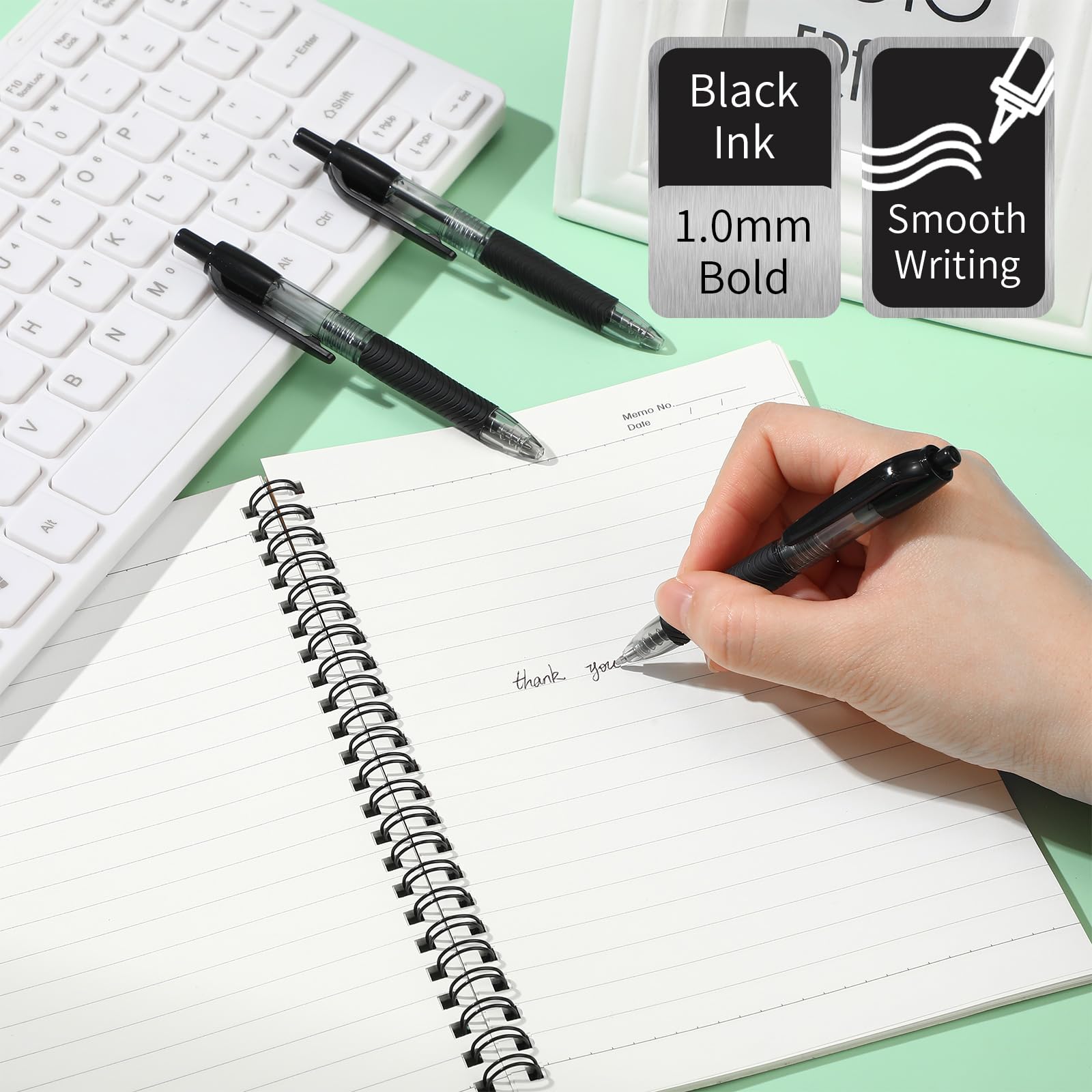 Snapklik.com : Mini Ballpoint Pens Small Pocket 1.0mm Black Ink Pens ...