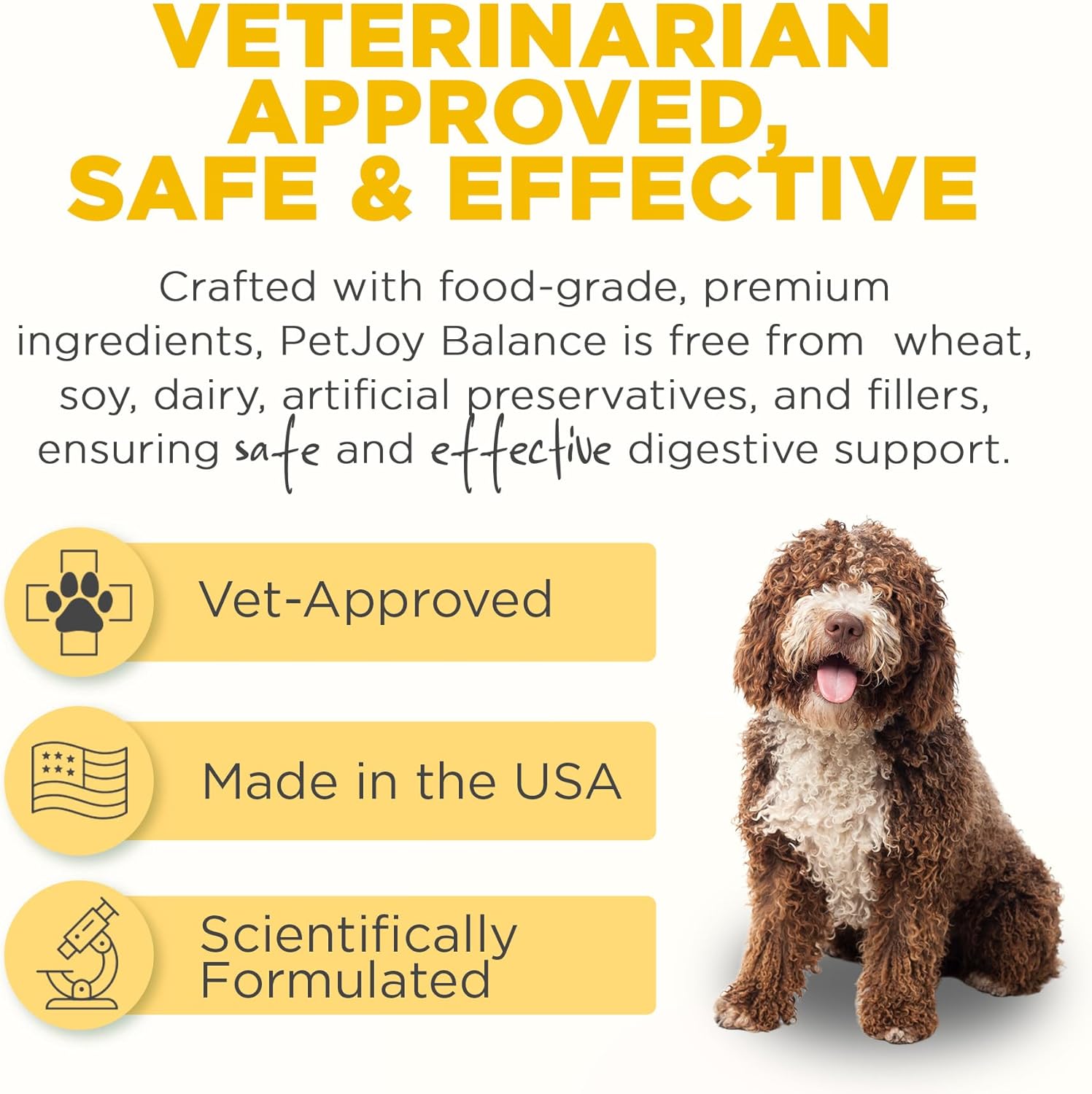 Veterinarian approved PetJoy product