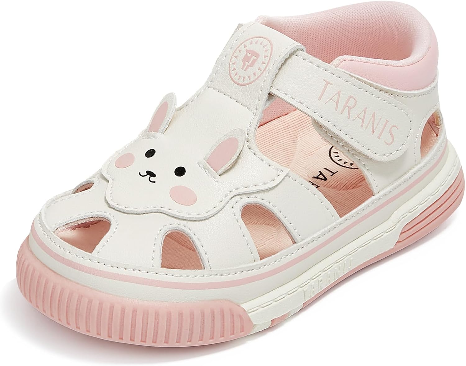 TARANIS Baby and Toddler Boys & Girls Summer Sneakers Lightweight Sandals Breathable Strap Athletic Running Squeak Shoes Prevention of Child Wandering