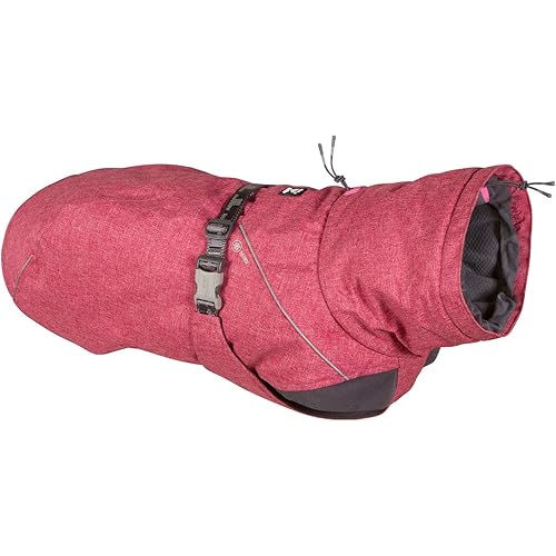 Hurtta Expedition Parka, Winter Dog Coat, Beetroot, 28 in