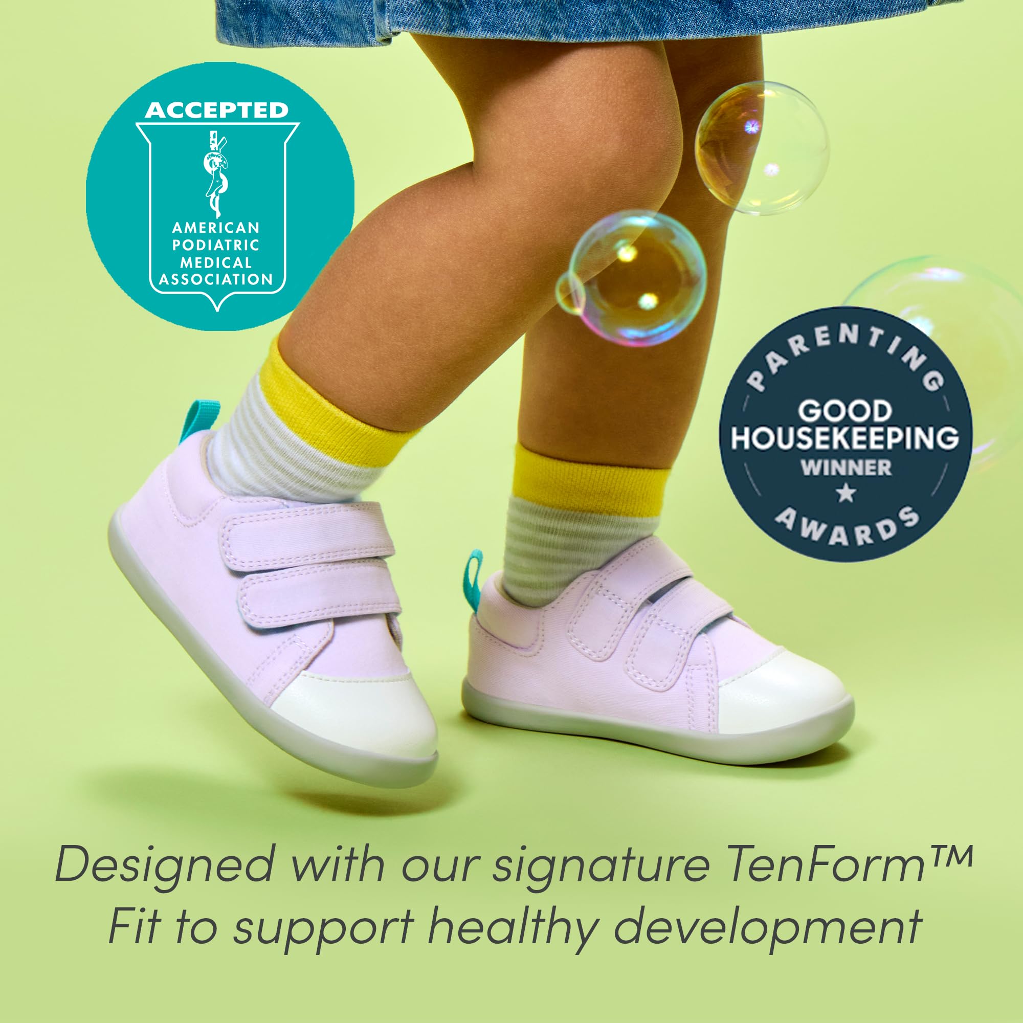 Ten Little First Walker Baby Shoes & Toddler Shoes for Boys & Girls - Lightweight, Breathable Cotton Baby Walking Shoes - Non-Slip, Wide-Feet Walking Shoes for Babies