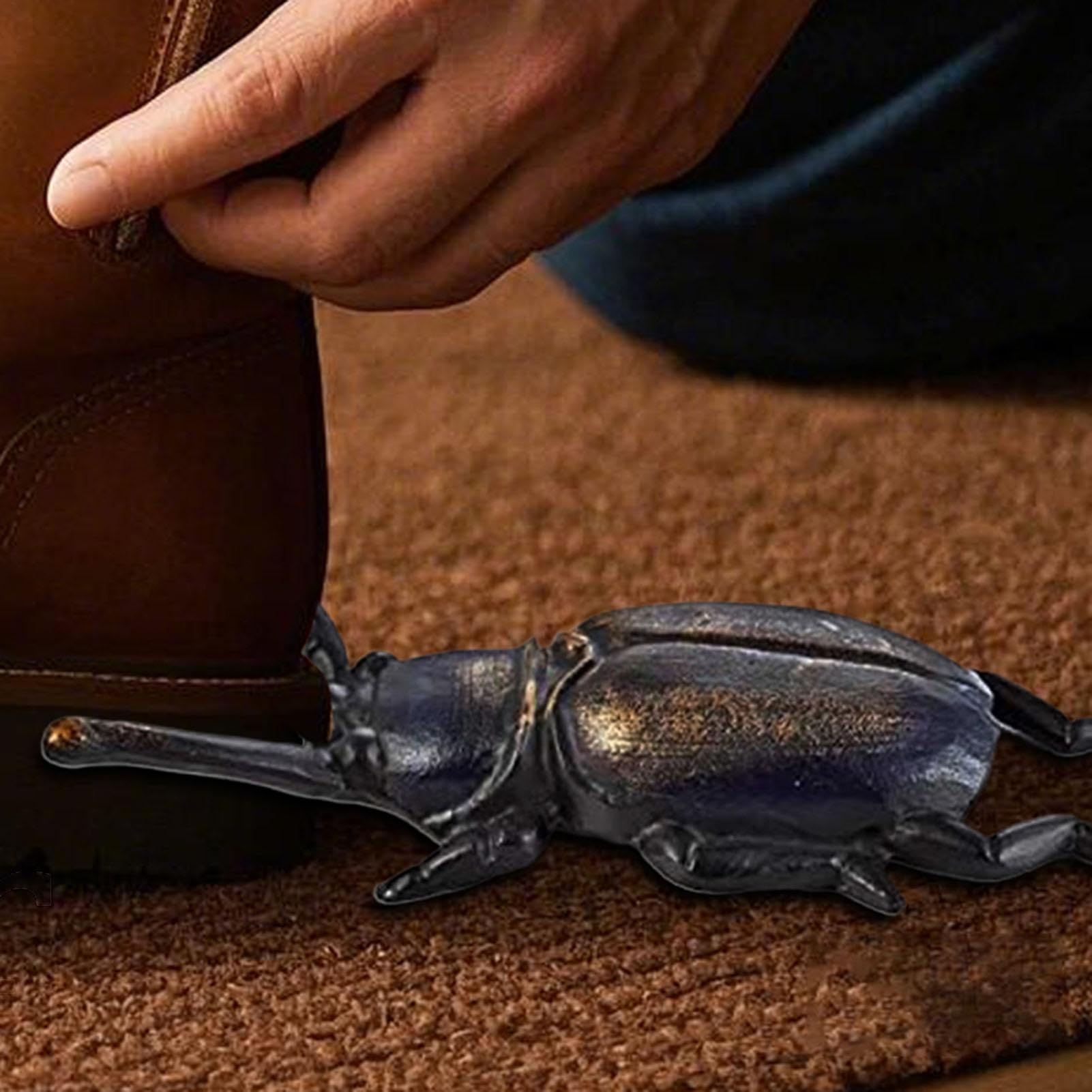 Sacabotas de Hierro Fundido Resistente | Sacabotas Beetles para Hombre y Mujer | Ideal para Botas de, de Trabajo y de Montar | Fácil de Quitar | Sacabotas de Metal Duradero para Botas d