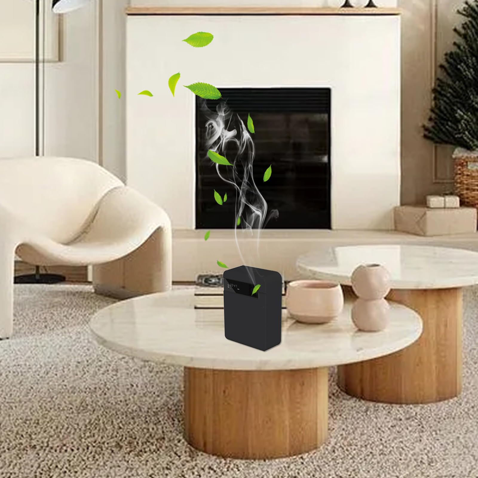 Difusor de perfume Smart Scent Air Machine con tecnología nebulizing para el hogar, Bluetooth & WiFi Difusor de aromaterapia Adecuado para vestíbulo de hotel, pasillo, dormitorio, caja, etc
