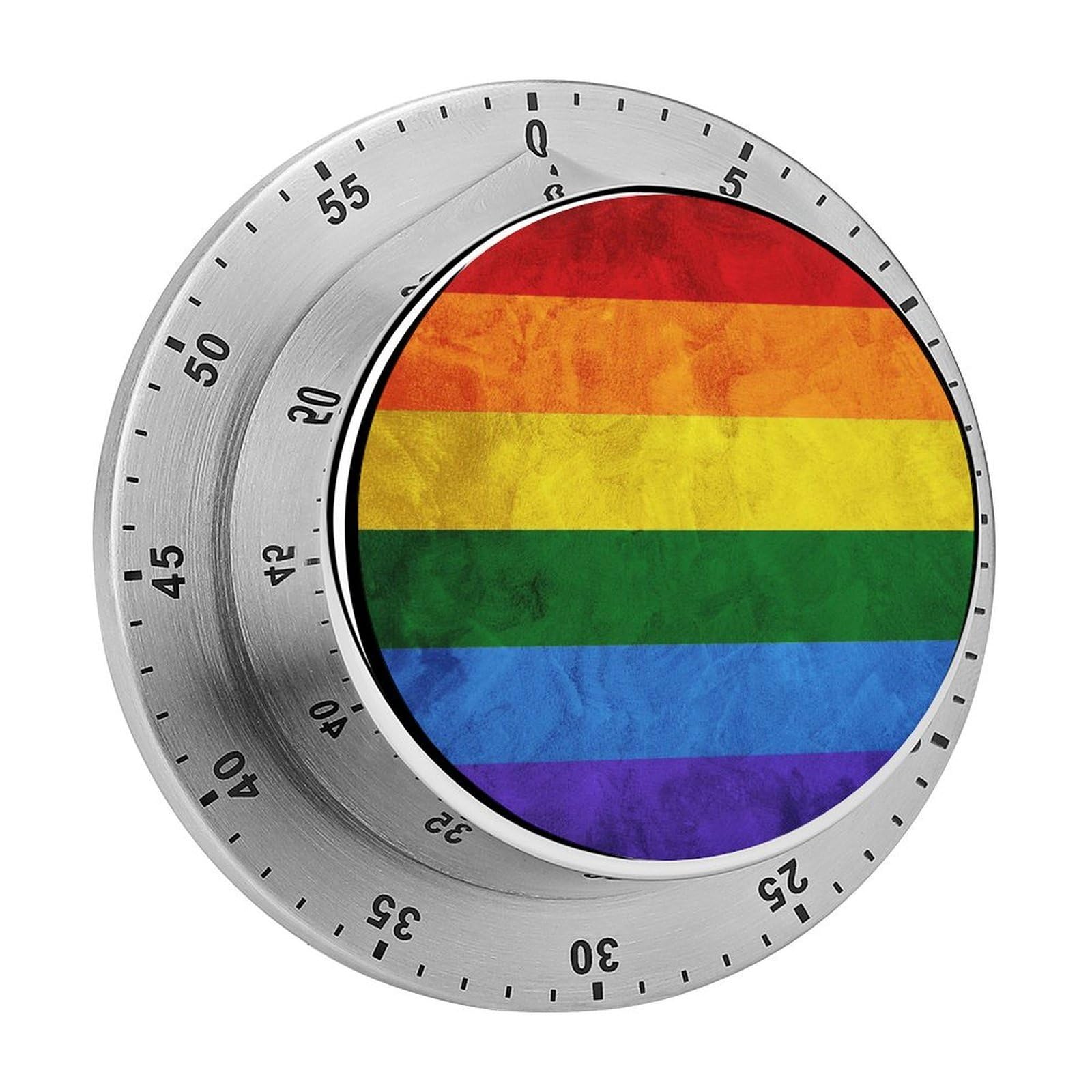 LGBT Pride Mechanical Rotary Timer, Used for Daily Timing
