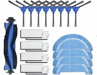 YYCHER Części zamienne części do odkurzacza zamiennik robota szczotka boczna filtr HEPA mop ściereczka robot odkurzacz akcesoria zestaw zamienny pasuje do Cecotec Conga Excellence 1090