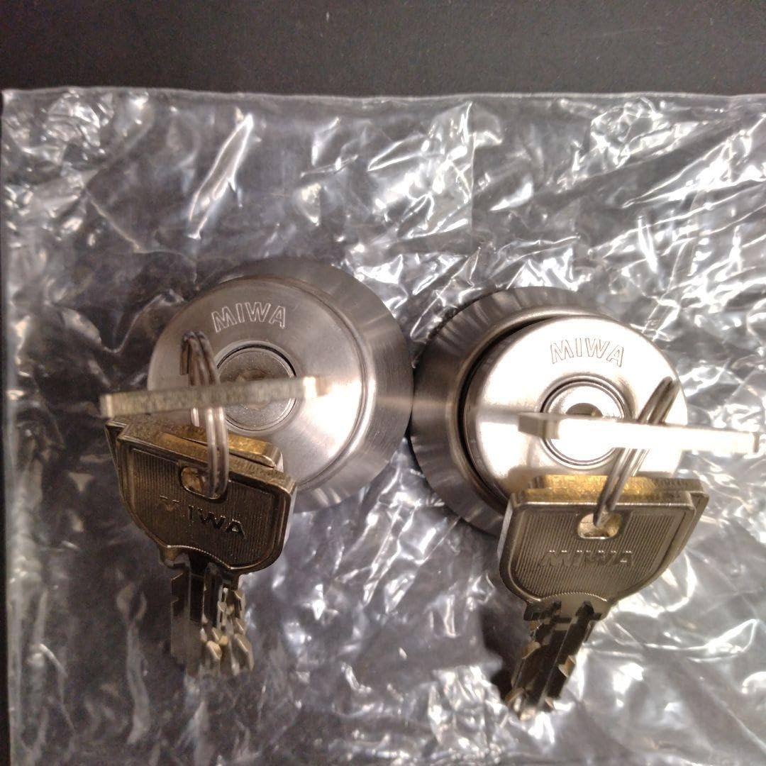 NIWA シリンダー錠ピンタイプ 2個セット