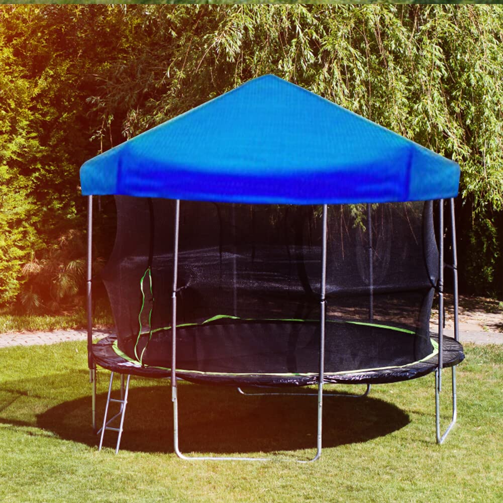 URFEDA Okrągły daszek do trampoliny, 305 cm, ochrona przed deszczem, śniegiem, wodoszczelna, do aktywności na świeżym powietrzu, na podwórko, taras, do ogrodu