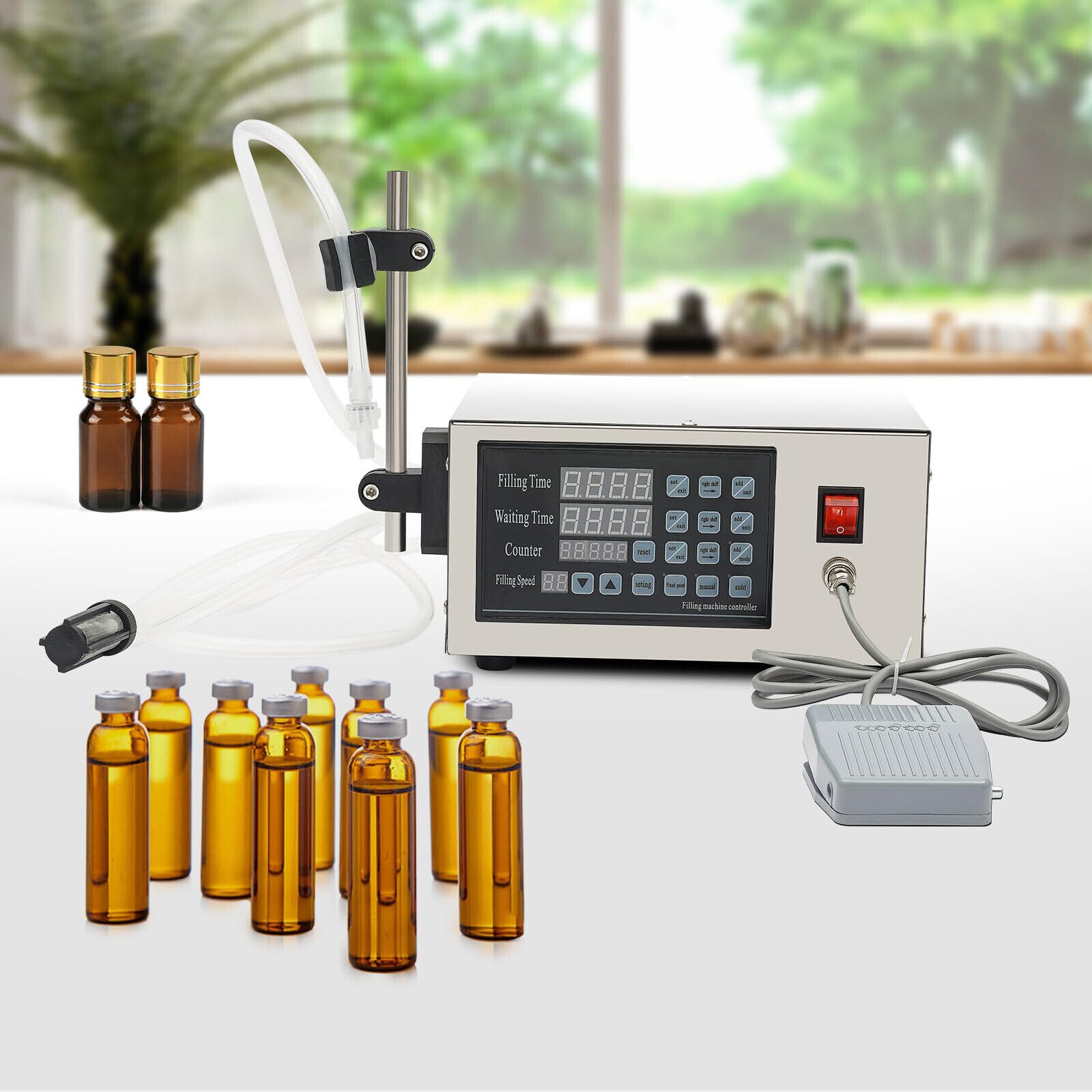 Riempitrice automatica per liquidi, 5-3500 ml, controllo digitale, riempitrice liquida