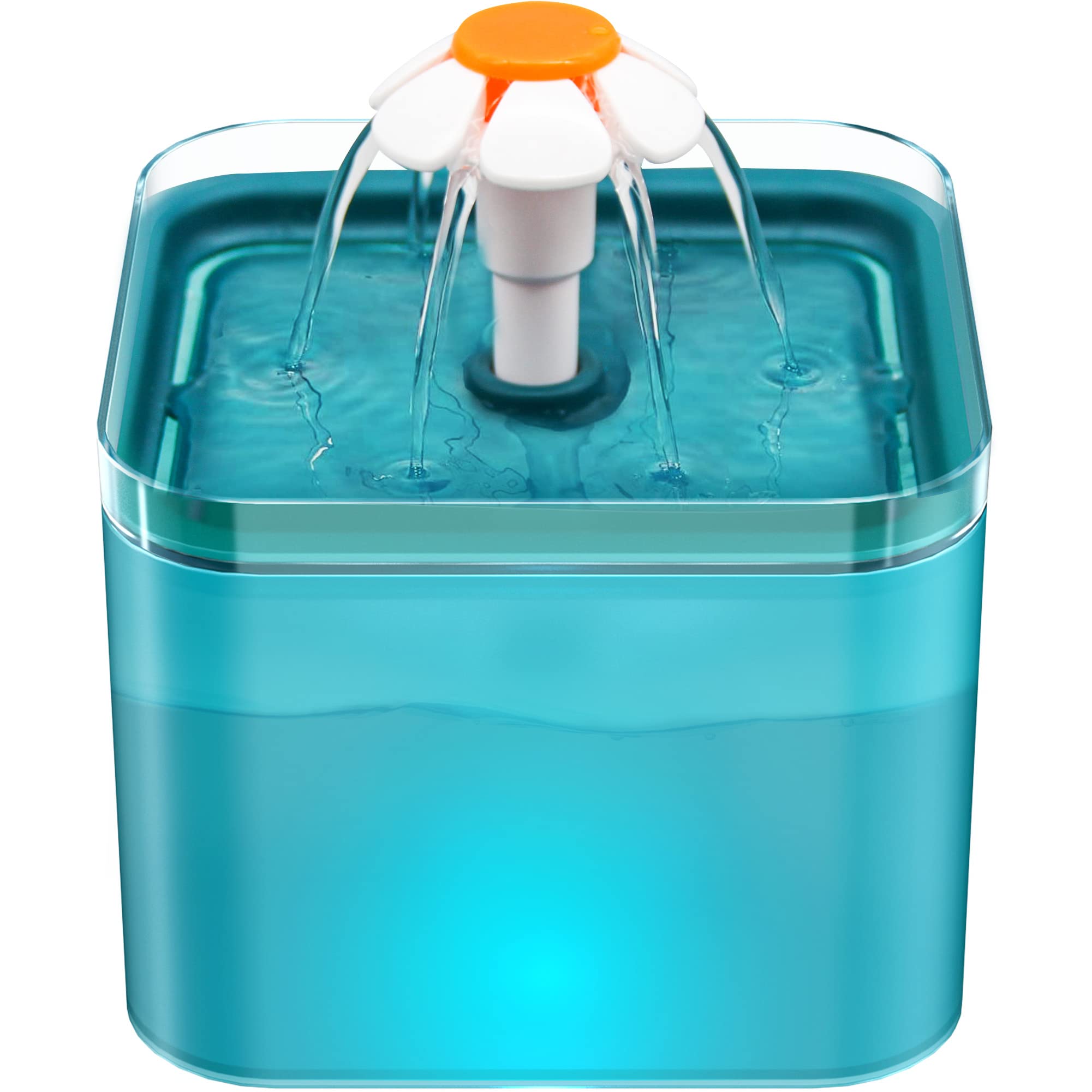 Comedero Bebedero Elevado Para Gatos Y Perros Pequeños | UKIUAN Acero Inoxidable Antisalpicaduras – Inclinado Y Automático