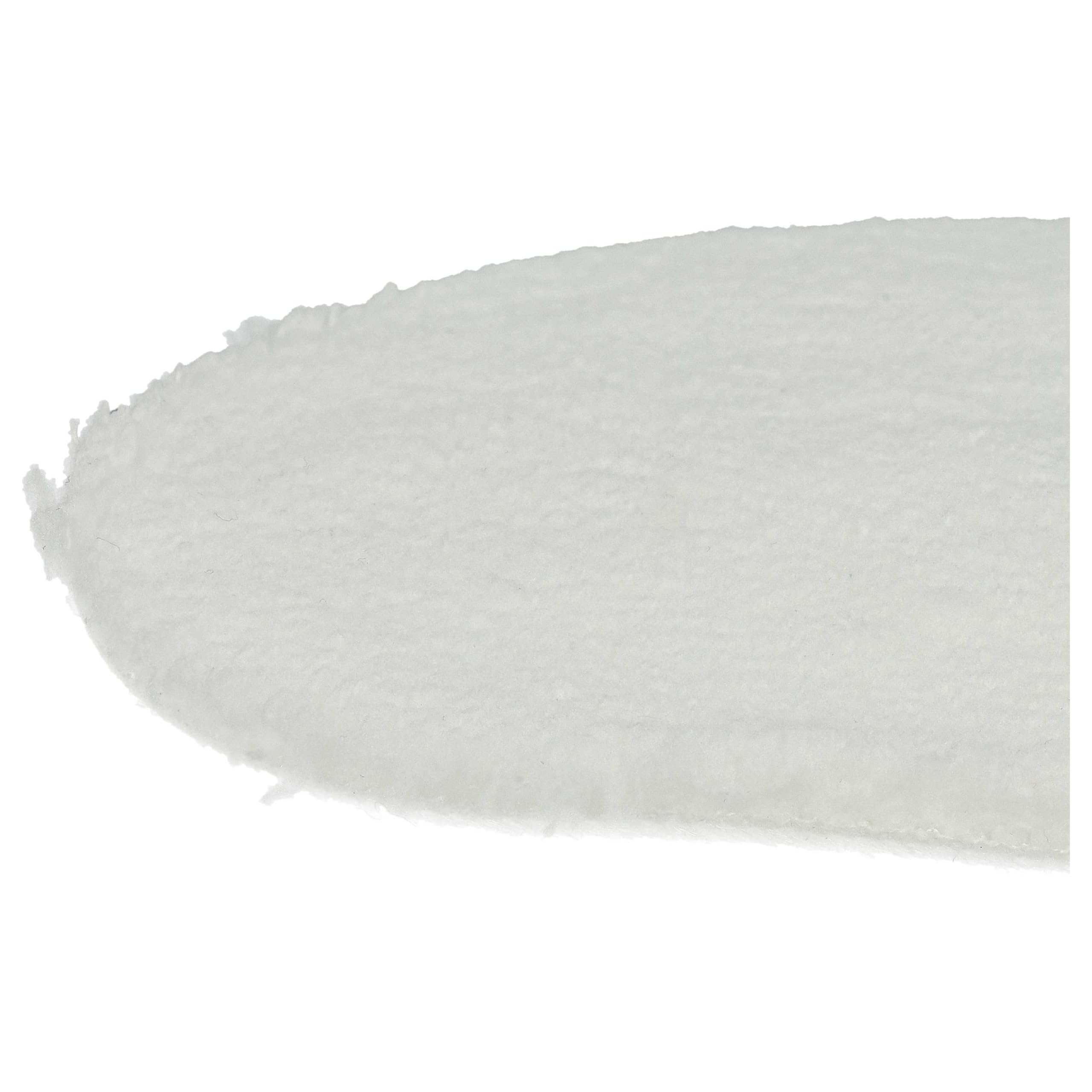 vhbw 3x tampone lucidante compatibile con Kärcher FP 303 spazzola aspirante - Set di dischi lucidanti per parquet bianco