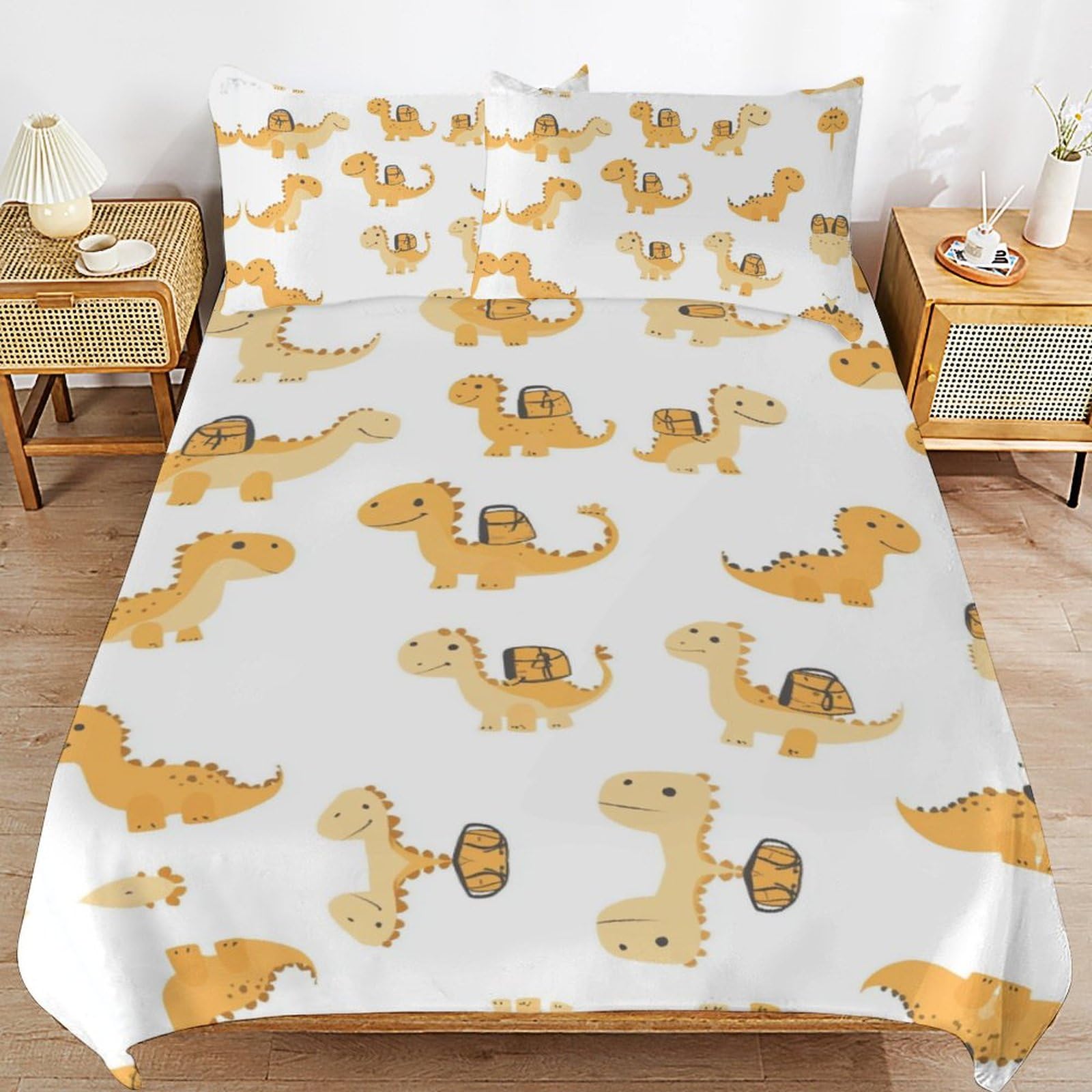 Housse de couette 200x200 dinosaure pour décorer la chambre enfant