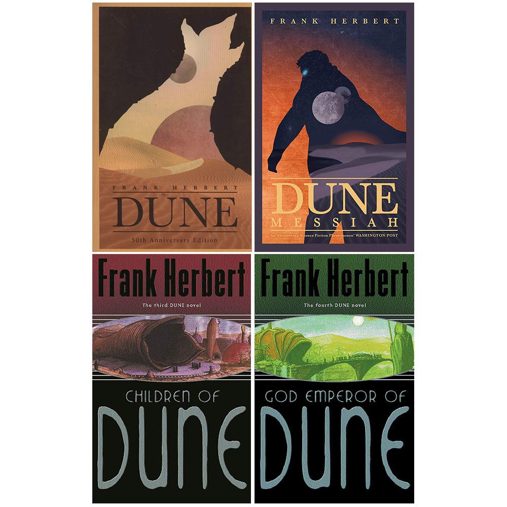 Dune Books Set The 3rd, 4th 5th Dune Books By Frank Herbert Paperback