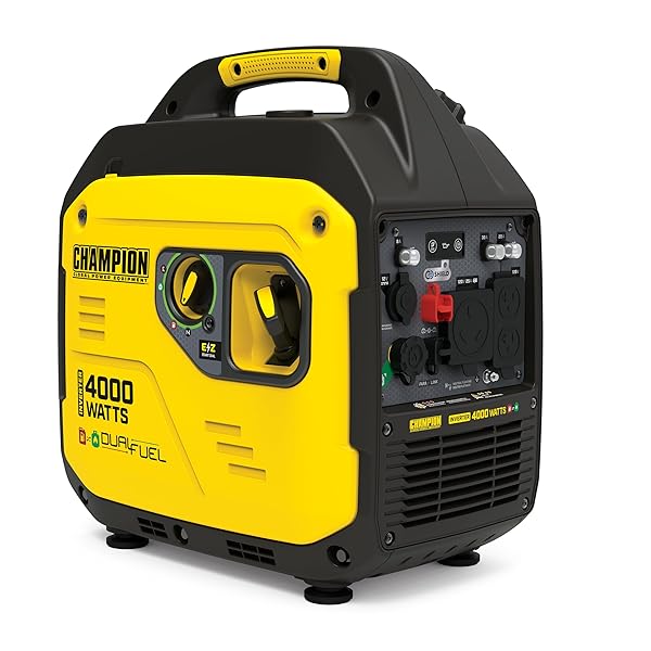 Champion Power Equipment 4000-Watt Dual Fuel RV Ready Portable Inverter Generator with Quiet Technology and CO Shield