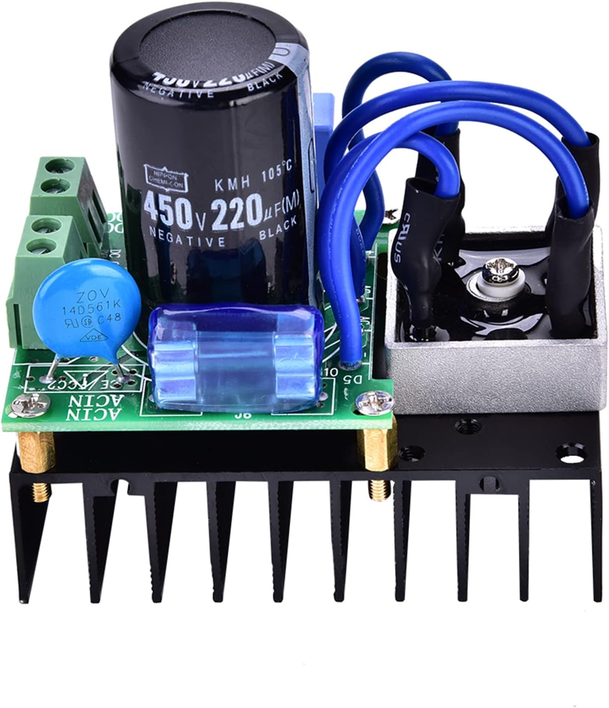 Rectifier Board Module Universal Multiple 0-220VAC to 0-311VDC Power Supply Rectifier for Home Use