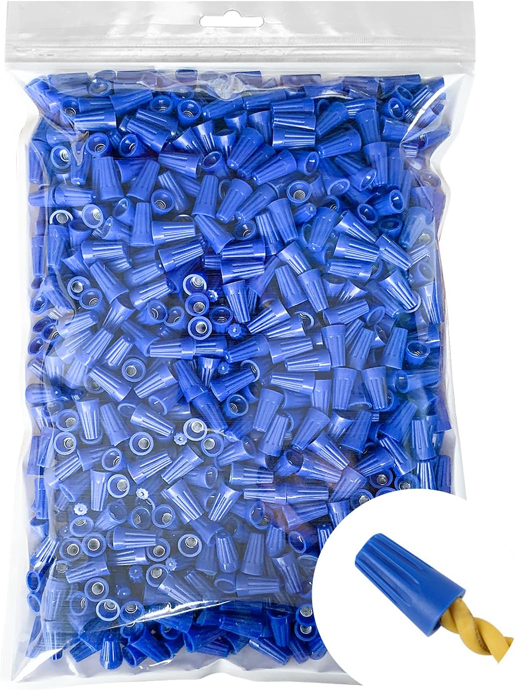 1000PCS Blue wire Connectors