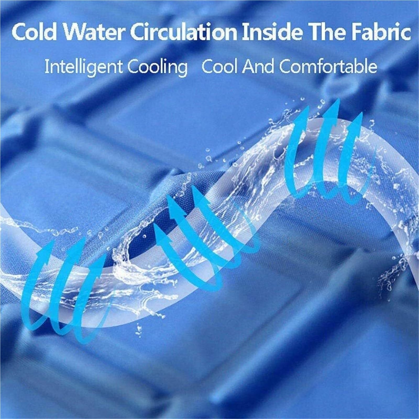 Coprimaterasso refrigerato con sistema di raffreddamento ad acqua, cuscino refrigerante per chi dorme caldo e sudorazione notturna, tappetino refrigerante per il comfort estivo