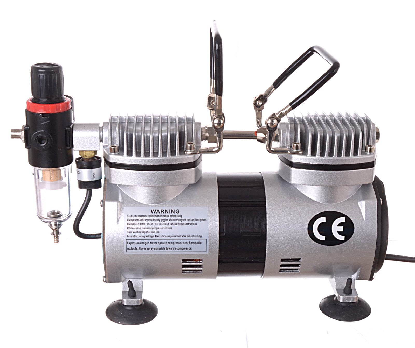 Compressore leggero per aerografo compressore riduttore di pressione due cilindri