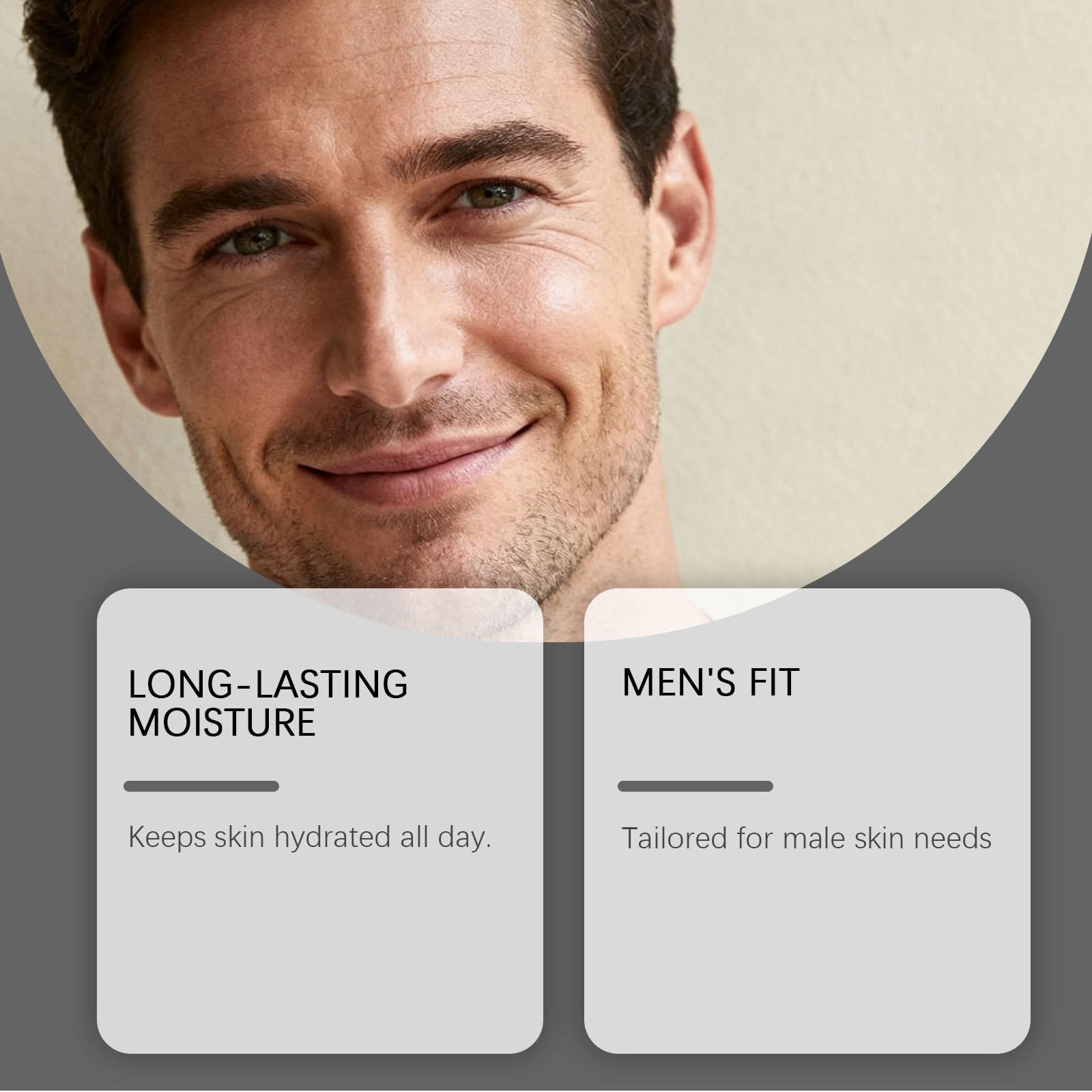Baume nourrissant au suif pour hommes – Crème visage au suif pour hommes – Crème hydratante pour le visage masculin au lard, Baume nourrissant au gras homme – Crème visage au, soin (8 boîtes)