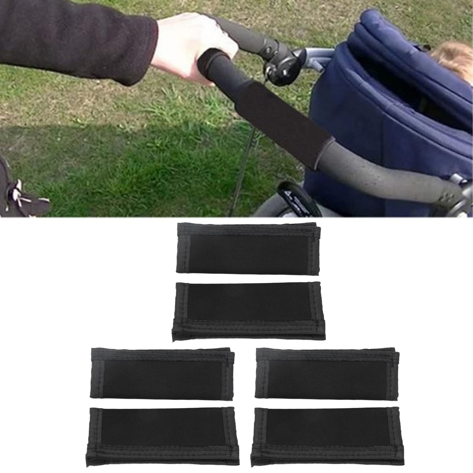 Coprispalla per cintura di sicurezza, antiscivolo, spesso, lavabile, rimovibile, per passeggino, copri bracciolo per passeggino, carrozzina per passeggino