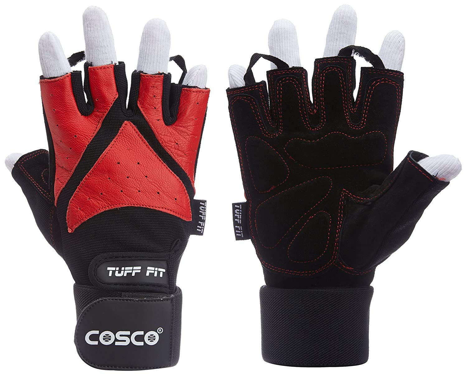 Cosco Tuff Fiit Gym & Fitness Gloves (Size - X-Large, Black & Brown)-picture-16