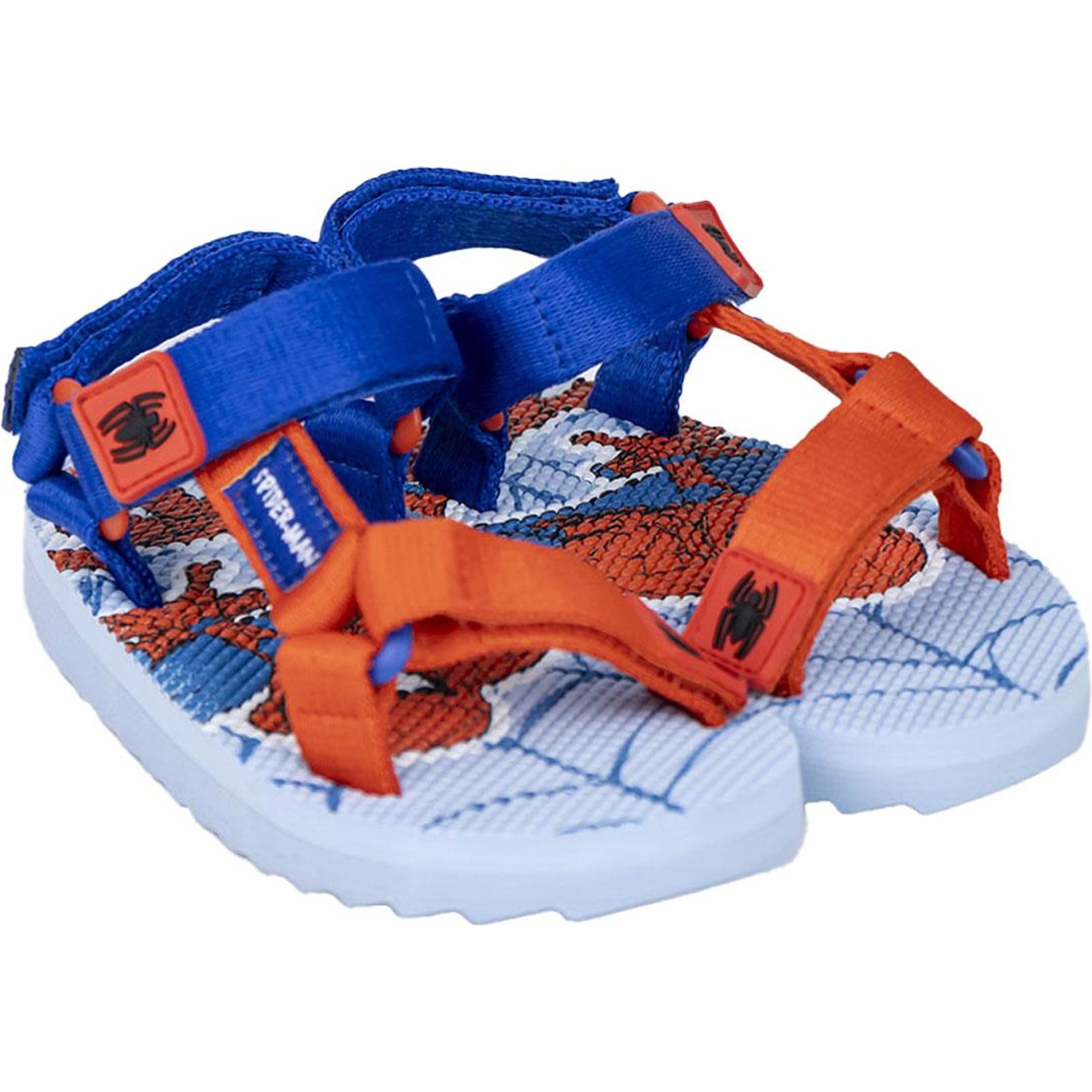 CERDÁ LIFE'S LITTLE MOMENTS Children's Spiderman Sandals - Size 8 - Made with Polyester - EVA Rubber Sole - Velcro Closure - Children's Sandals - Spiderman Print - Original Product Designed in Spain