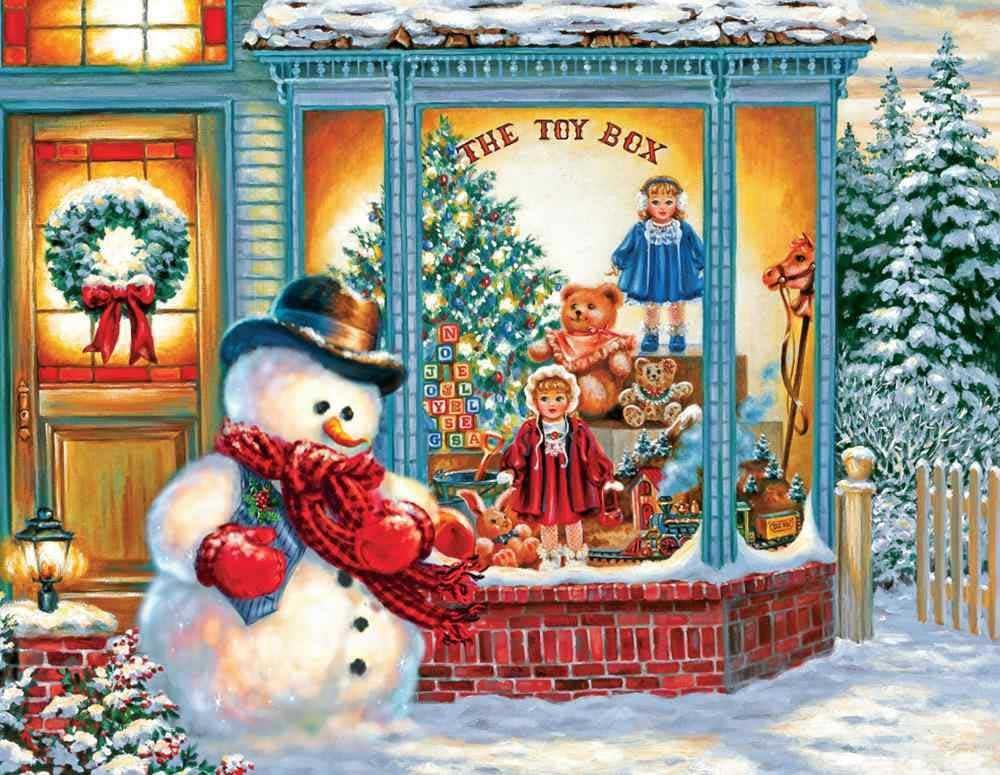 Springbok 500 Piece Jigsaw Puzzle Frosty's Toy Box