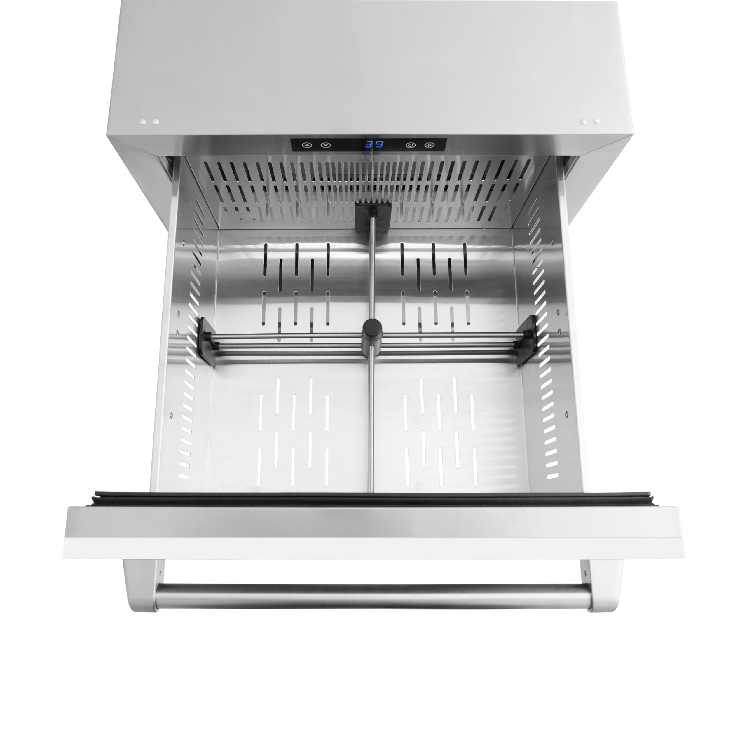Z Line Kitchen and Bath ZLINE 24 in. Touchstone 168 Can Outdoor-Rated Dual Refrigerator Drawer with White Matte Doors (RDSO-WM-24) on Fridge.com