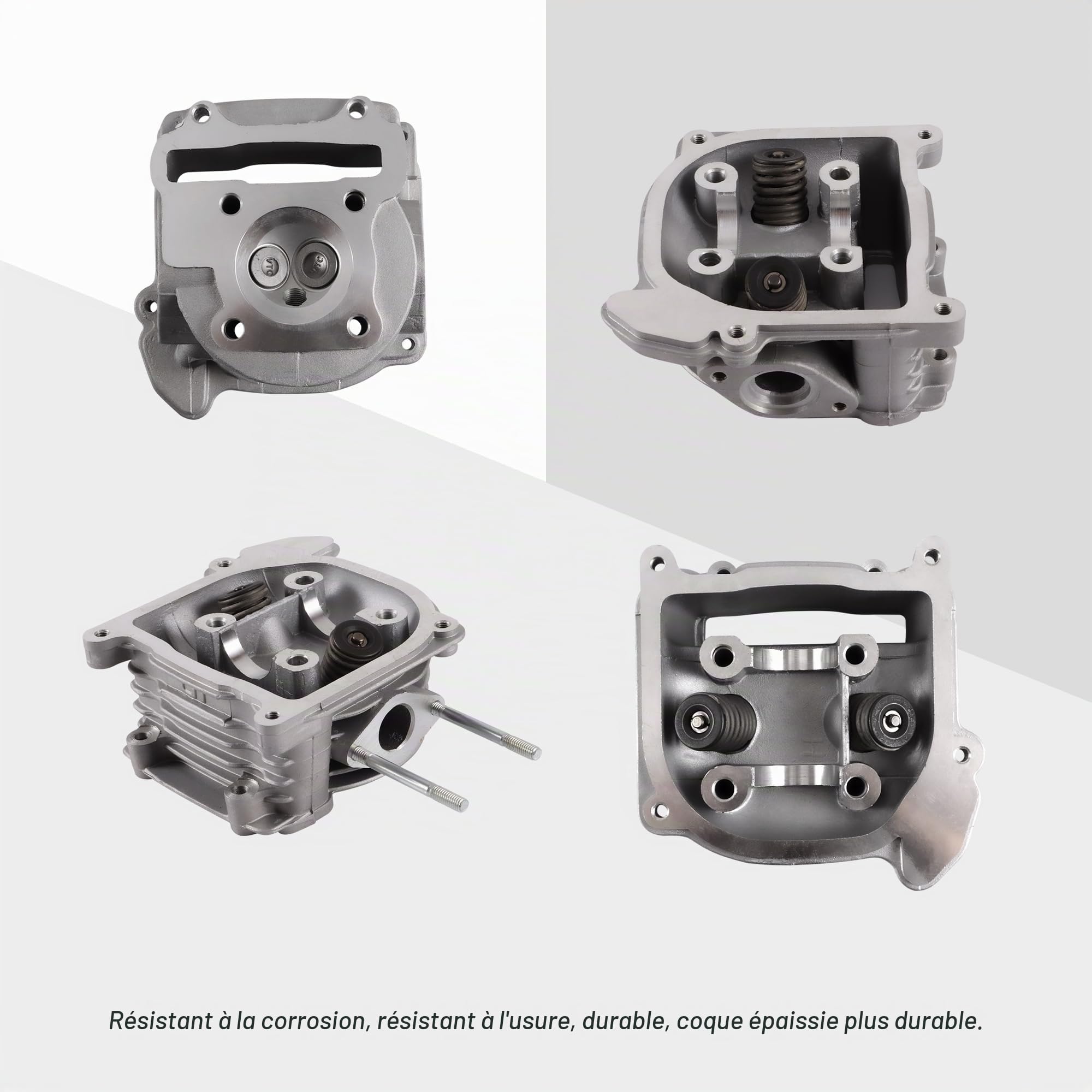 GOOFIT Soupapes de Culasse à Gros alésage 47 mm avec Joints de Rechange pour Gy6 80 CC ATV Go Kart Quad Scooter