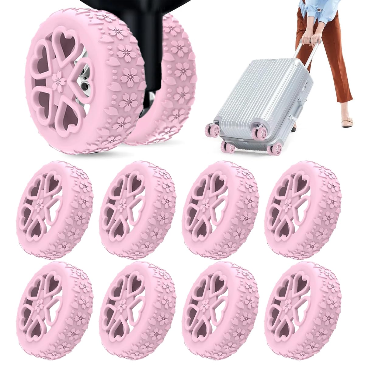 Amazon.co.jp: UrbanPulse キャスターカバー キャリーケース 車輪