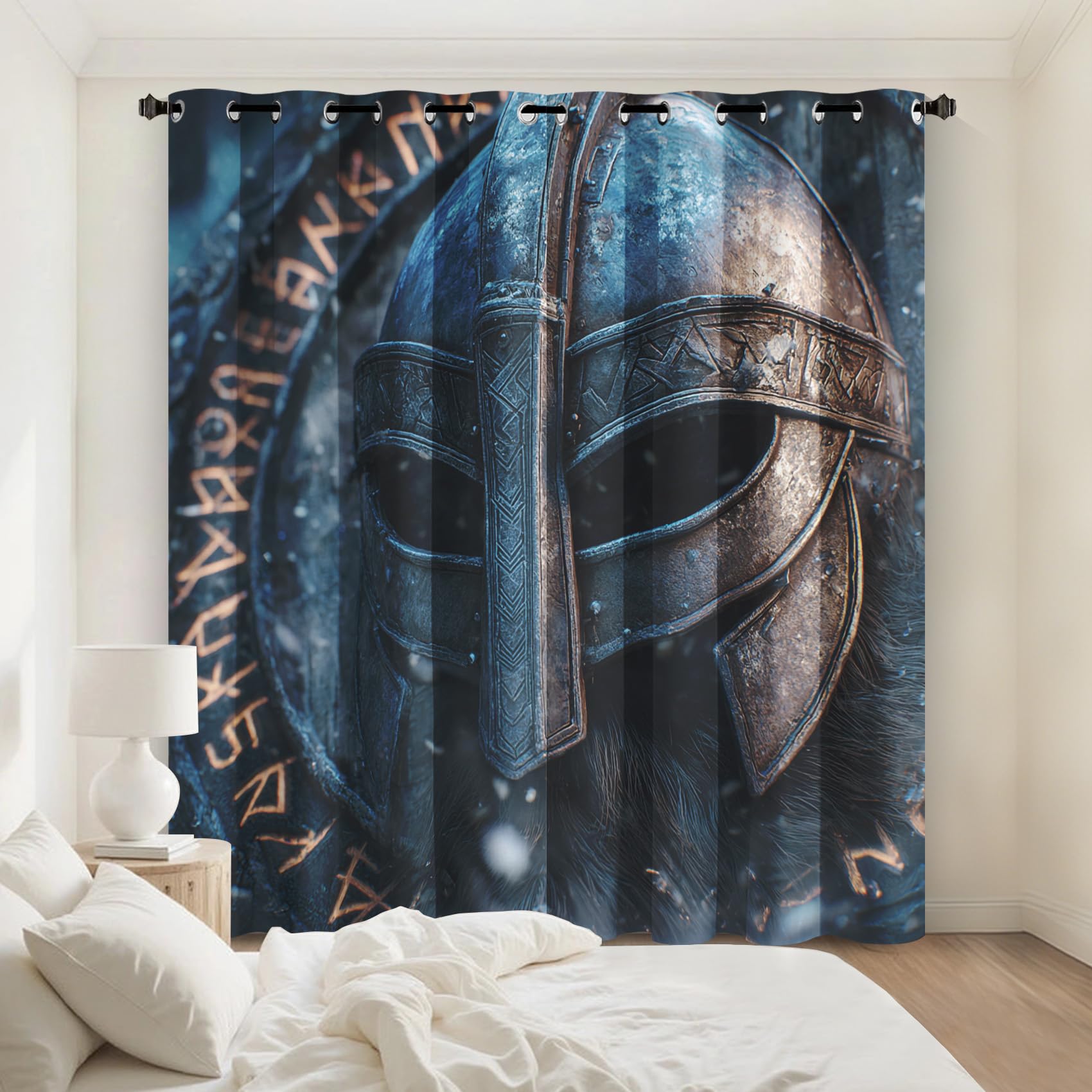 Rideaux occultants viking occultation de lumière pour chambre et salon