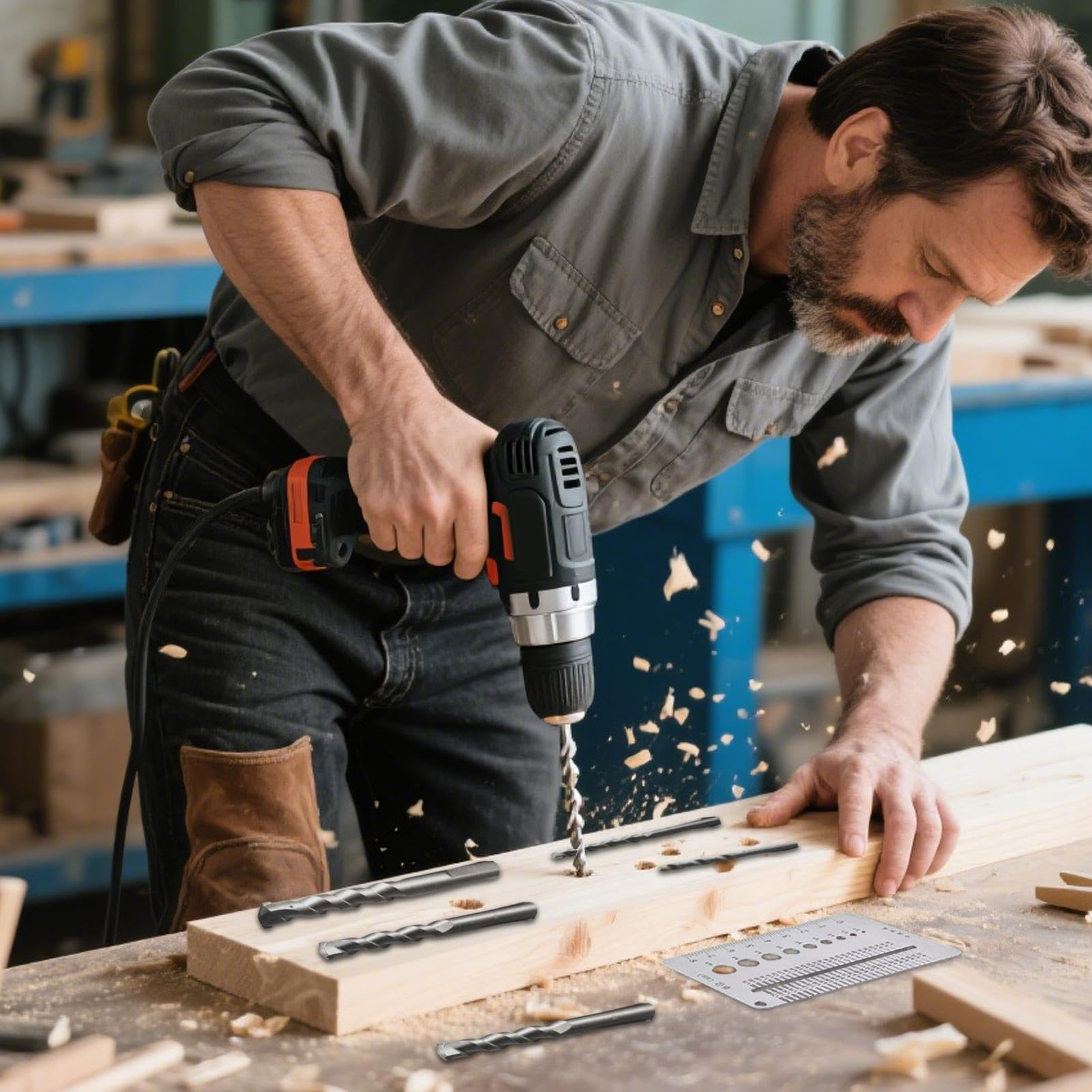 Scheda Misuratore Fessure | Righello per Intervalli Professionali,Strumento Portatile per Monitoraggio Fessure Murature in Calcestruzzo Domestico