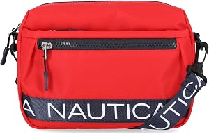 Nautica Womens Nautica - Nylon Bean Bag Crossbody/Belt Bag With Adjustable Shoulder StrapCrossbody