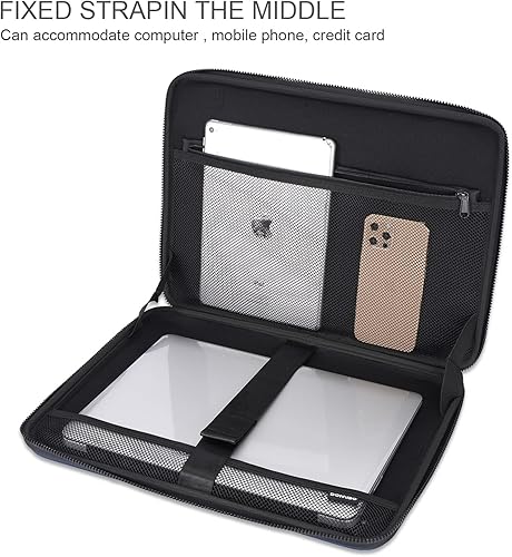 Miniatura 6 de DOMISO Funda para portátil de 17 pulgadas con asa a prueba de golpes, impermeable, funda protectora de EVA para ZBook Fury 17.3 G8MSI GS73VR Stealth