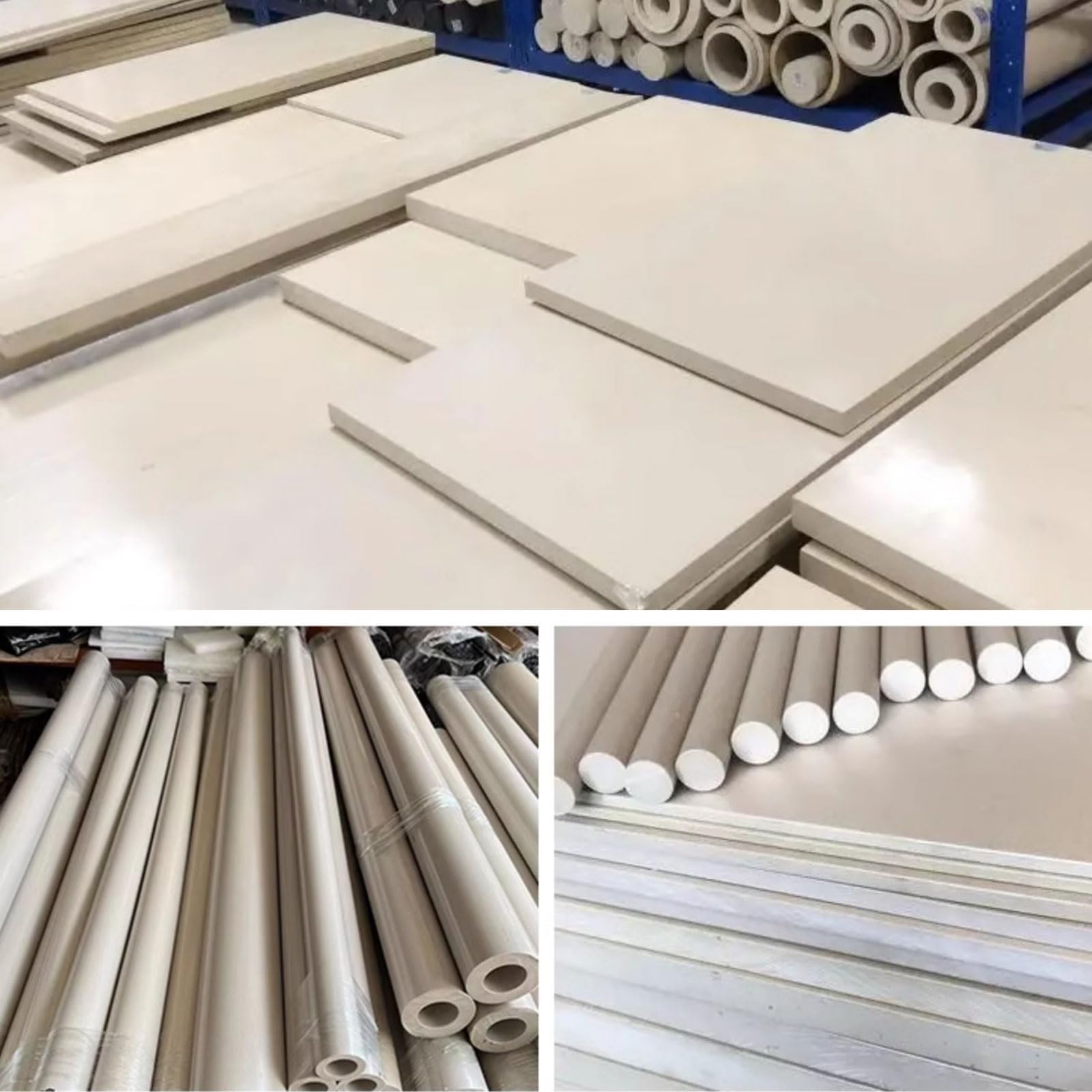 Lastra Peek Anti-Static, Lastra Plastica Polietere Conduttiva Alta Temperatura, Materiale Peek Avanzato per Uso Industriale e Fai da Te,50×100×4mm