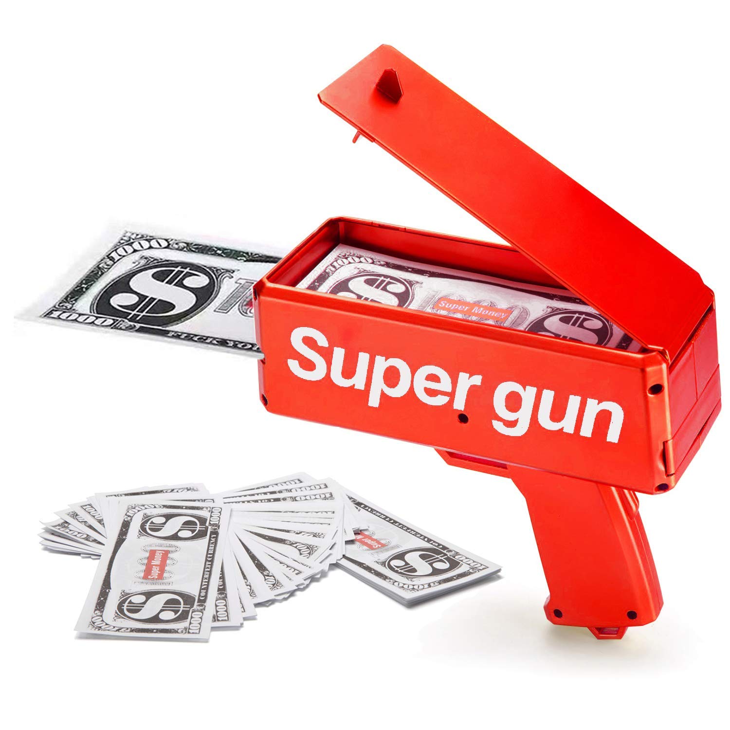 Inayat® Rain Money Gun Paper Playing Spary Prop Money Toy with 100 Pcs Play Money Cash for Party Supplies (B096GC516V) Amazon Price History, Amazon Price Tracker