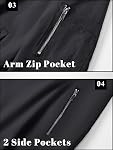 TACVASEN Men's Bomber Jacket Lightweight Casual Spring Fall Windbreaker Zip Up Coat with Pocket