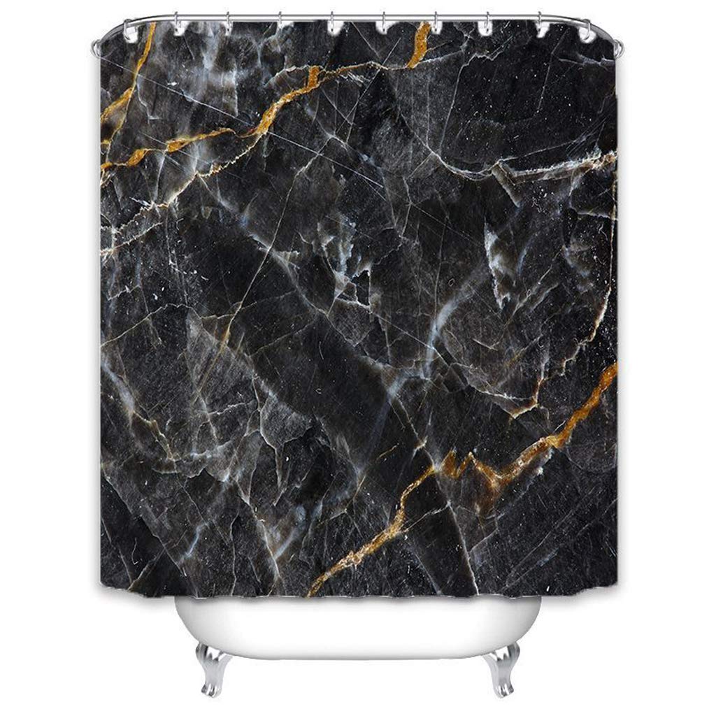 Rideaux De Douche Résistants à La Preuve De Moisissure De Rideau De Douche, Doublure Imperméable Antibactérienne De Polyester pour La Salle De Bains avec 12 Crochets