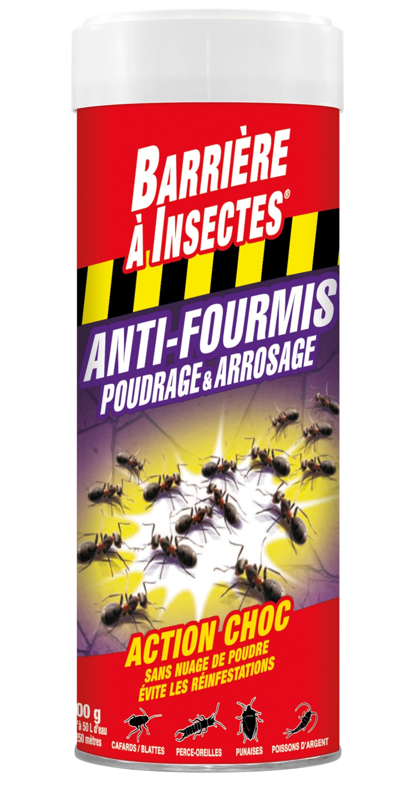 BARRIERE A INSECTES Anti-​Fourmis Poudrage & Arrosage 500 g, Nicht Zutreffend