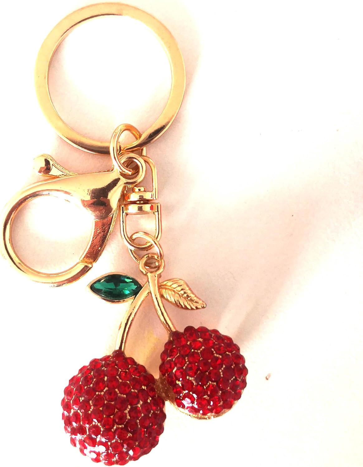 Small Coin Purse for Women – Mini Keychain Wallet & Coin Pouch | Detachable Bag Charms & Purse Charms | Cute Coin Purse Keychain Pouch (Cherry) - Image 4