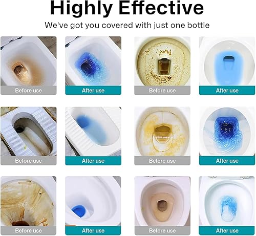 Miniatura 4 de Rchovsam Krazy Clean Pro - Botella limpiadora de inodoros para limpiador de tanques, limpieza loca azul, lindo dinosaurio, limpiador de inodoro,