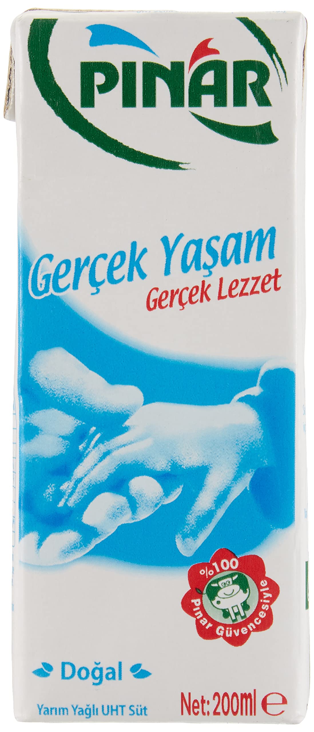 Pınar Yarım Yağlı Süt 200 ml