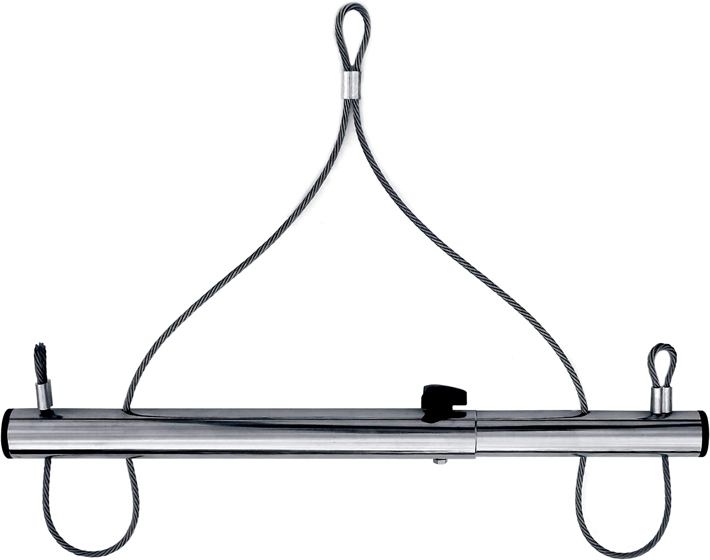 Auscamotek Gambrel for Deer Hoist Truck Hitch Tree Mounted Game Hanger Tripod Stand Lift Pulley System for Hunting Field Skinning Dressing Heavy Duty Capacity 550 Pounds