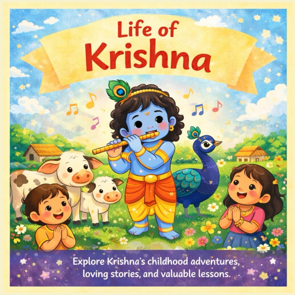 Life of Lord Krishna: My First Krishna Story & Activity Book