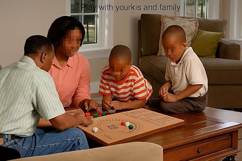 Miniatura 5 de Juego de mesa de dados de béisbol  Juego de dados de béisbol de madera  Juego de mesa de béisbol de madera con dados canicas para niños y adultos