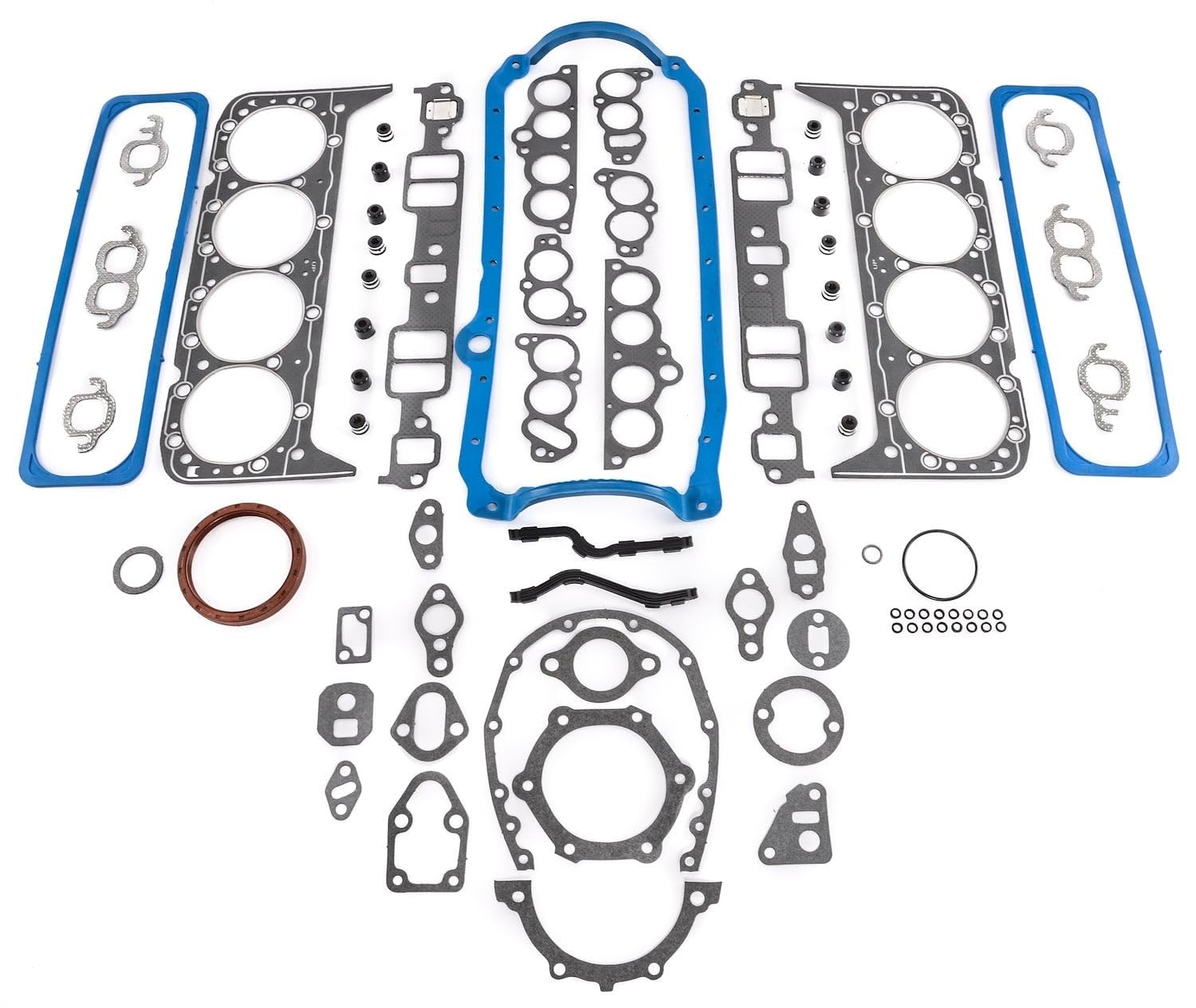 JEGS Engine Gasket Kit | Fits 1987-1995 Small Block Chevy Engines | 35 Pieces